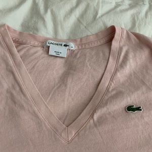 Lacoste vneck tee woman’s